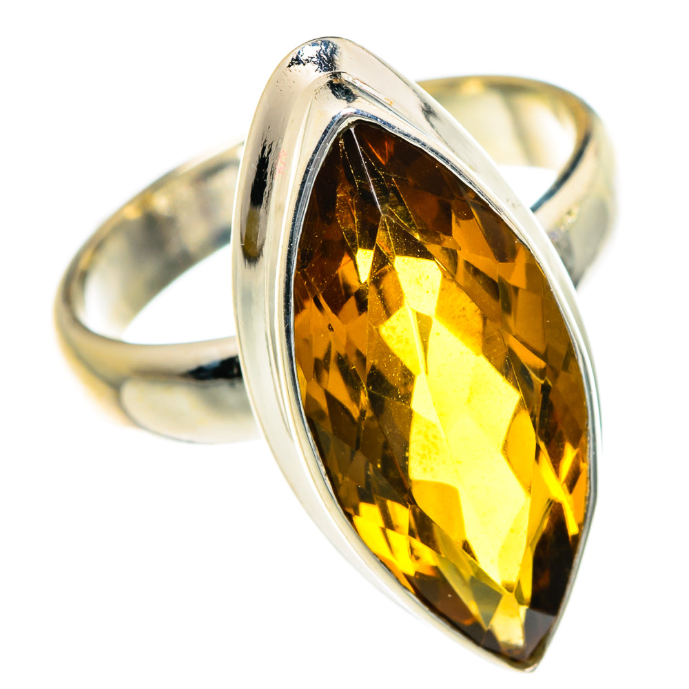 Mandarin Citrine Rings handcrafted by Anasilvercos - RING83948