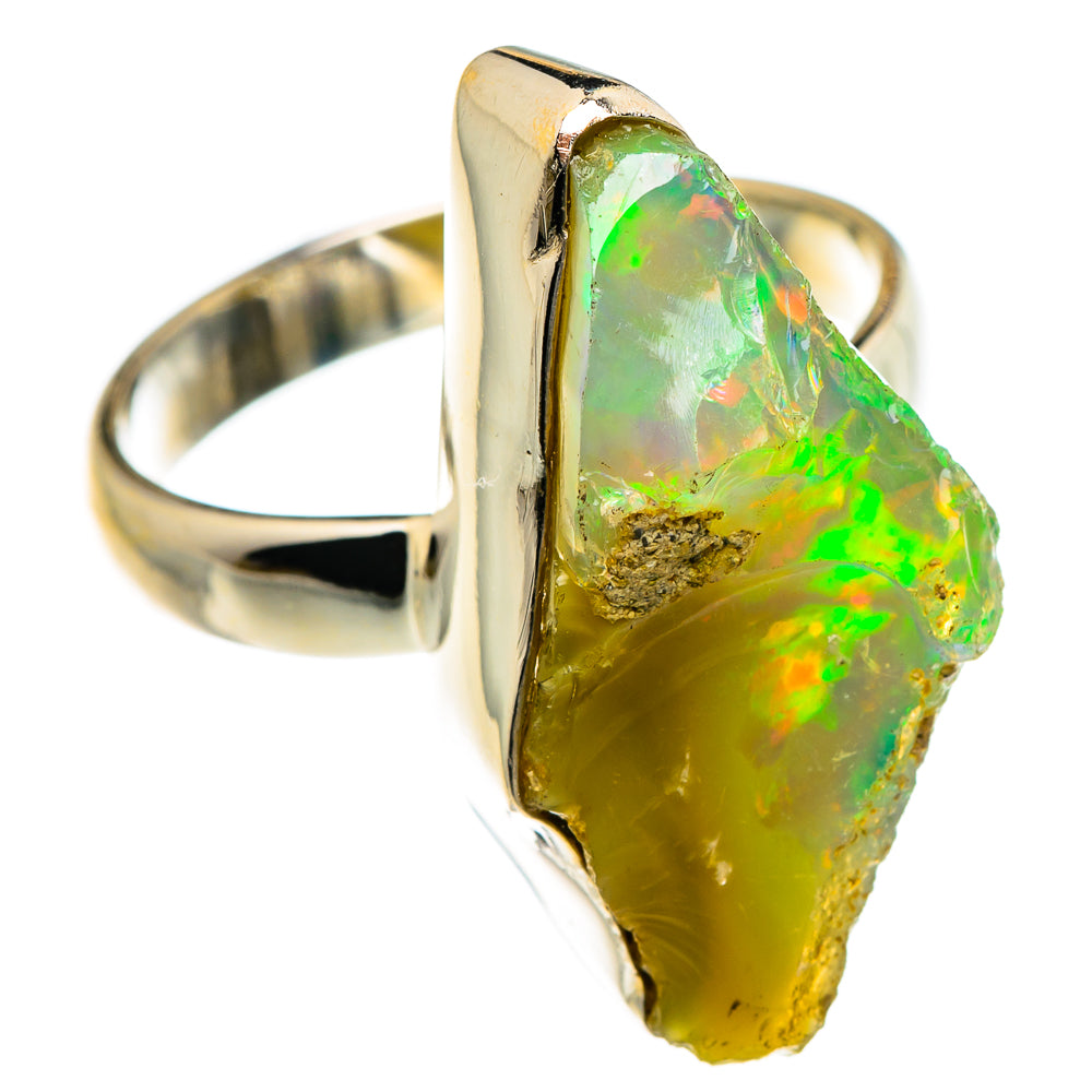 Ethiopian Opal Rings handcrafted by Anasilvercos - RING83967