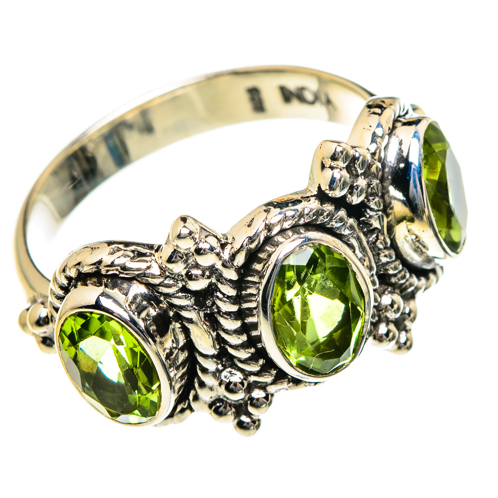 Peridot Rings handcrafted by Anasilvercos - RING83978