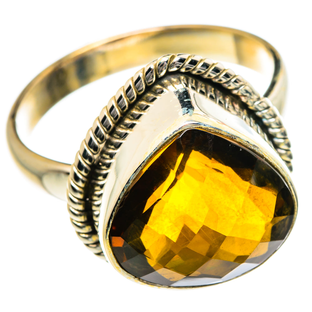 Mandarin Citrine Rings handcrafted by Anasilvercos - RING83982