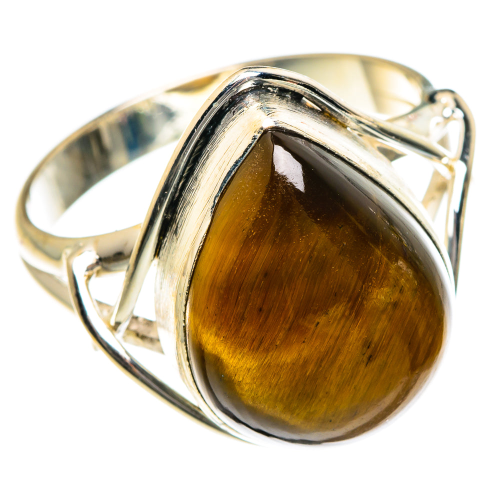 Tiger Eye Rings handcrafted by Anasilvercos - RING83983