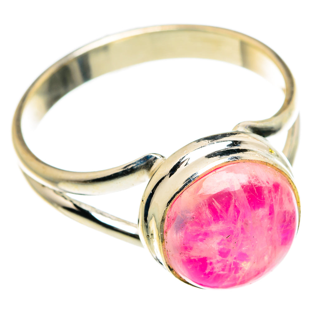 Pink Moonstone Rings handcrafted by Anasilvercos - RING83992
