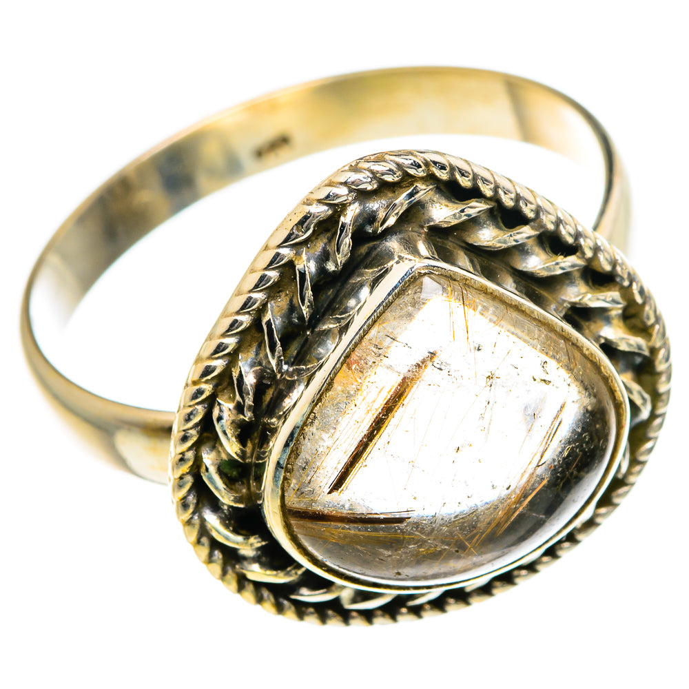 Rutilated Quartz Rings handcrafted by Anasilvercos - RING83998 - Photo 2