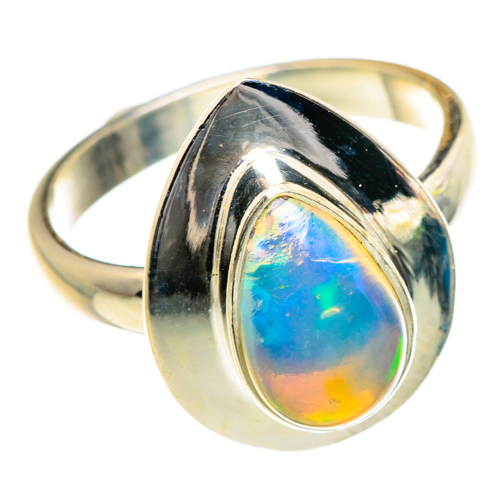 Ethiopian Opal Rings handcrafted by Anasilvercos - RING84005