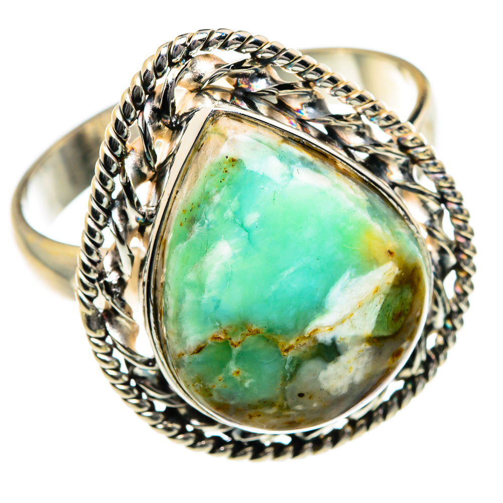 Peruvian Opal Rings handcrafted by Anasilvercos - RING84019
