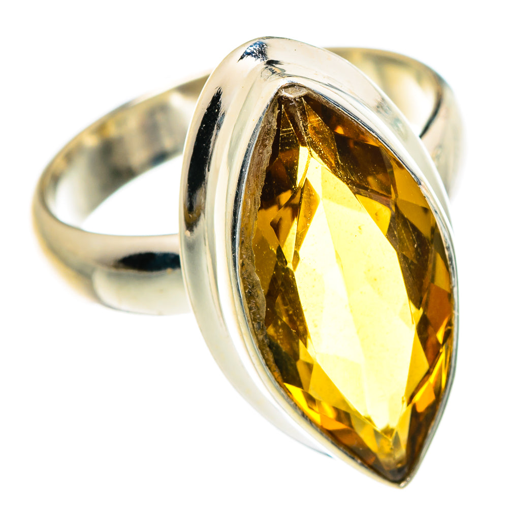 Mandarin Citrine Rings handcrafted by Anasilvercos - RING84026