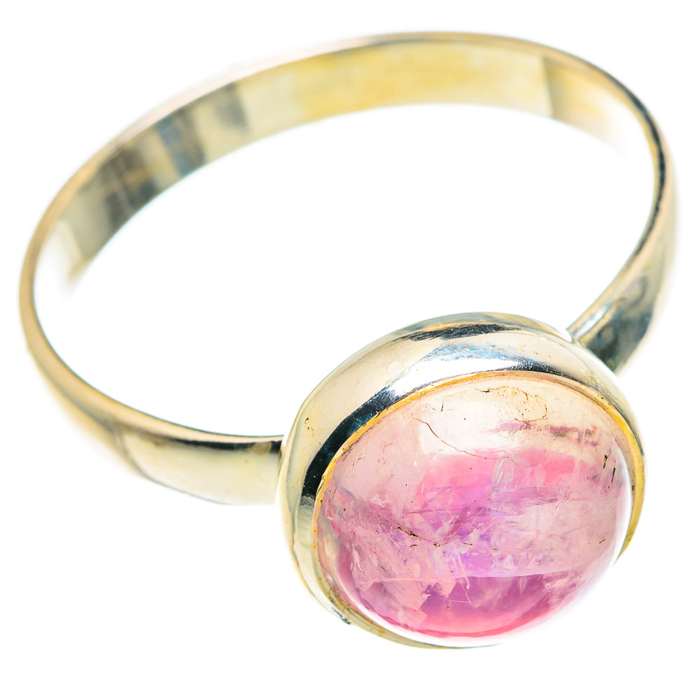 Pink Moonstone Rings handcrafted by Anasilvercos - RING84031