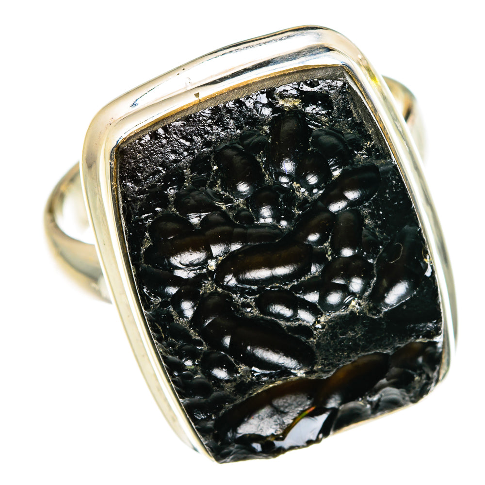 Tektite Rings handcrafted by Anasilvercos - RING84037