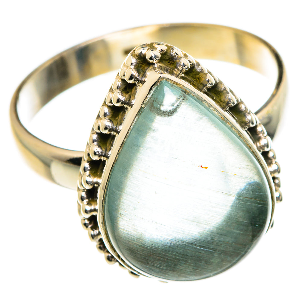 Aquamarine Rings handcrafted by Anasilvercos - RING84052
