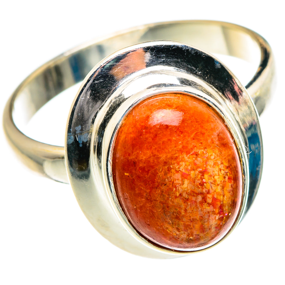 Sunstone Rings handcrafted by Anasilvercos - RING84063