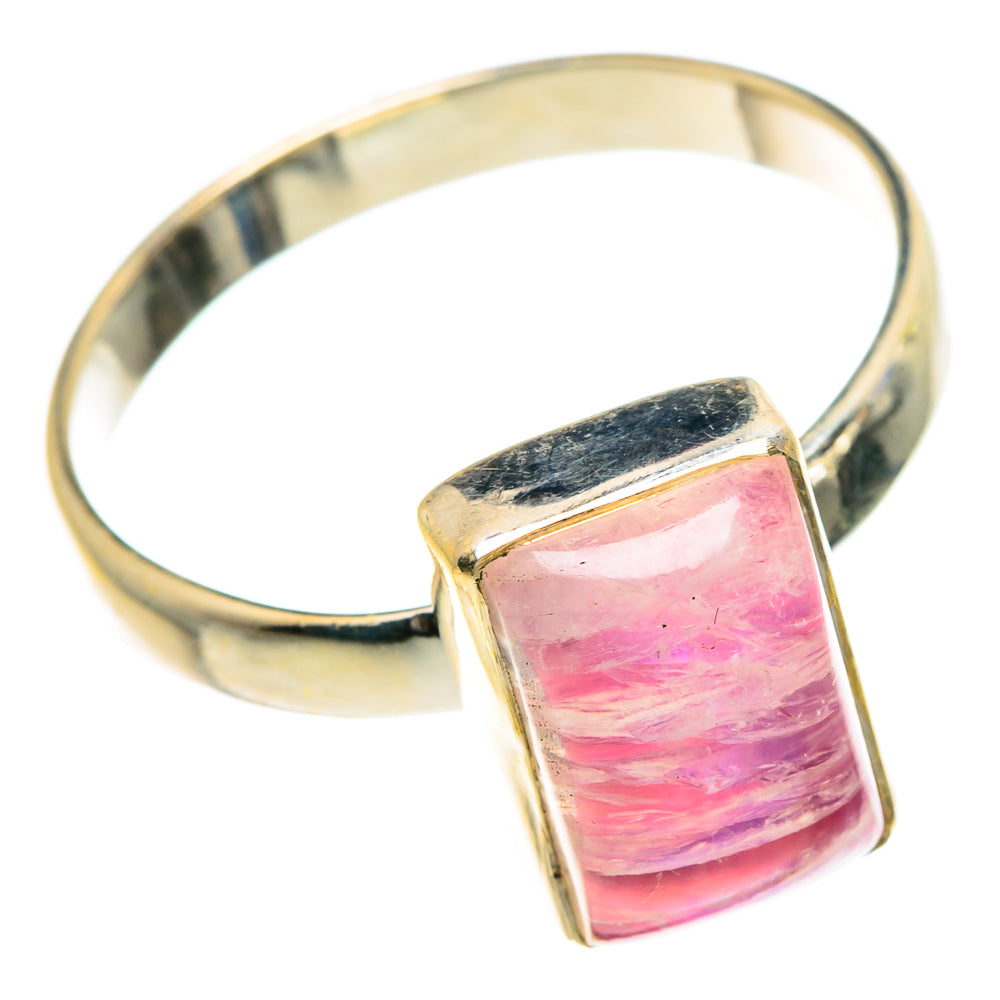 Pink Moonstone Rings handcrafted by Anasilvercos - RING84067