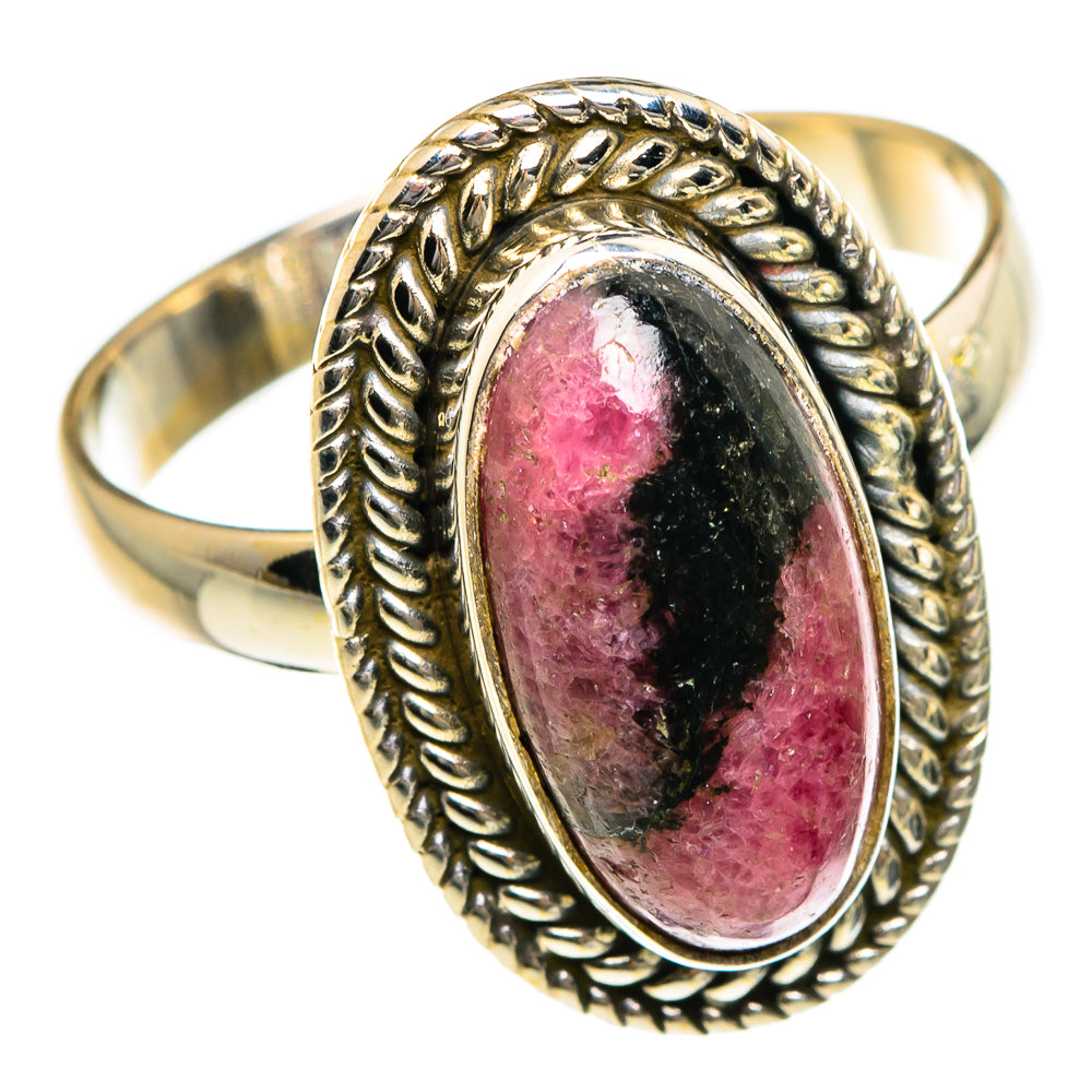 Rhodonite Rings handcrafted by Anasilvercos - RING84068