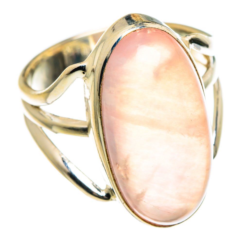 Rose Quartz Rings handcrafted by Anasilvercos - RING84069
