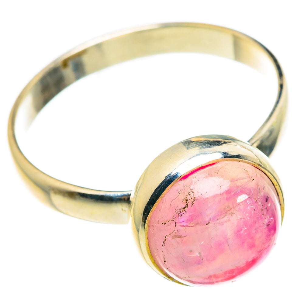 Pink Moonstone Rings handcrafted by Anasilvercos - RING84071 - Photo 2
