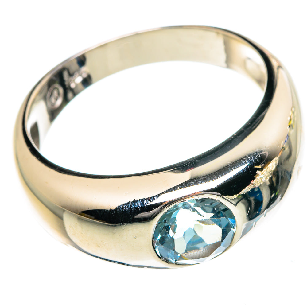 Blue Topaz Rings handcrafted by Anasilvercos - RING84091 - Photo 2