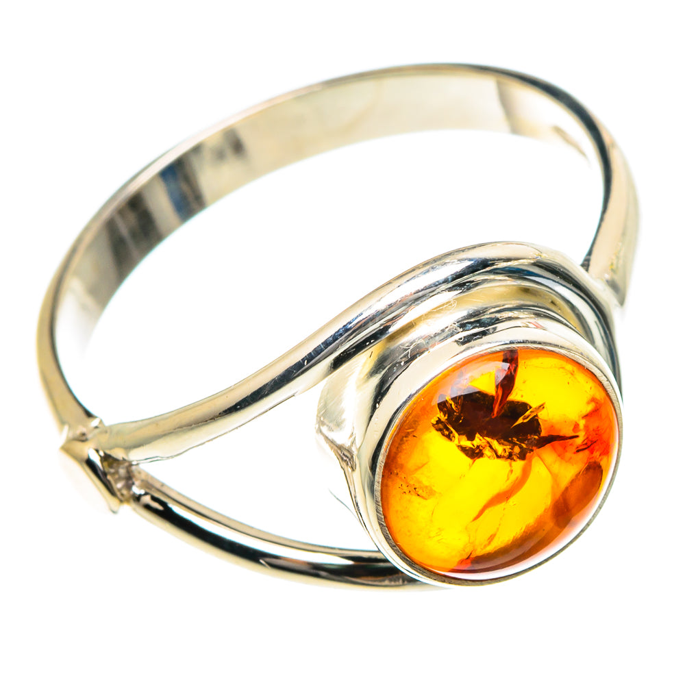 Baltic Amber Rings handcrafted by Anasilvercos - RING84106
