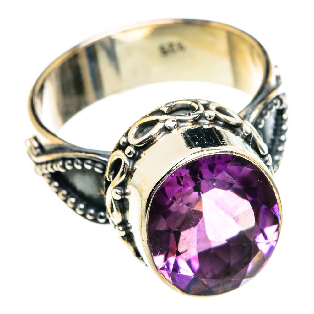 Amethyst Rings handcrafted by Anasilvercos - RING84112