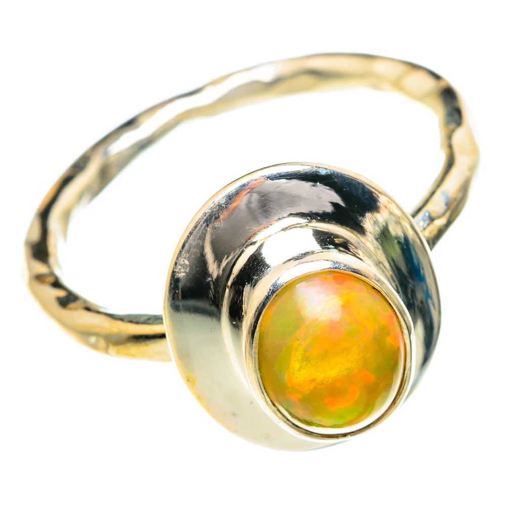 Ethiopian Opal Rings handcrafted by Anasilvercos - RING84123