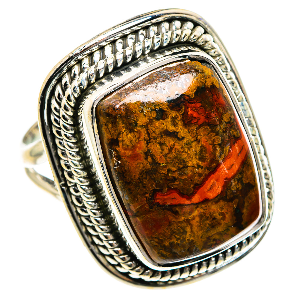 Moroccan Agate Rings handcrafted by Anasilvercos - RING84139