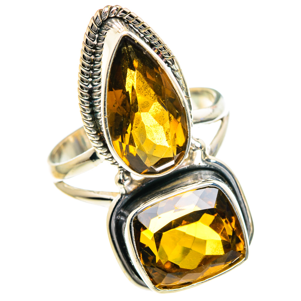 Mandarin Citrine Rings handcrafted by Anasilvercos - RING84140