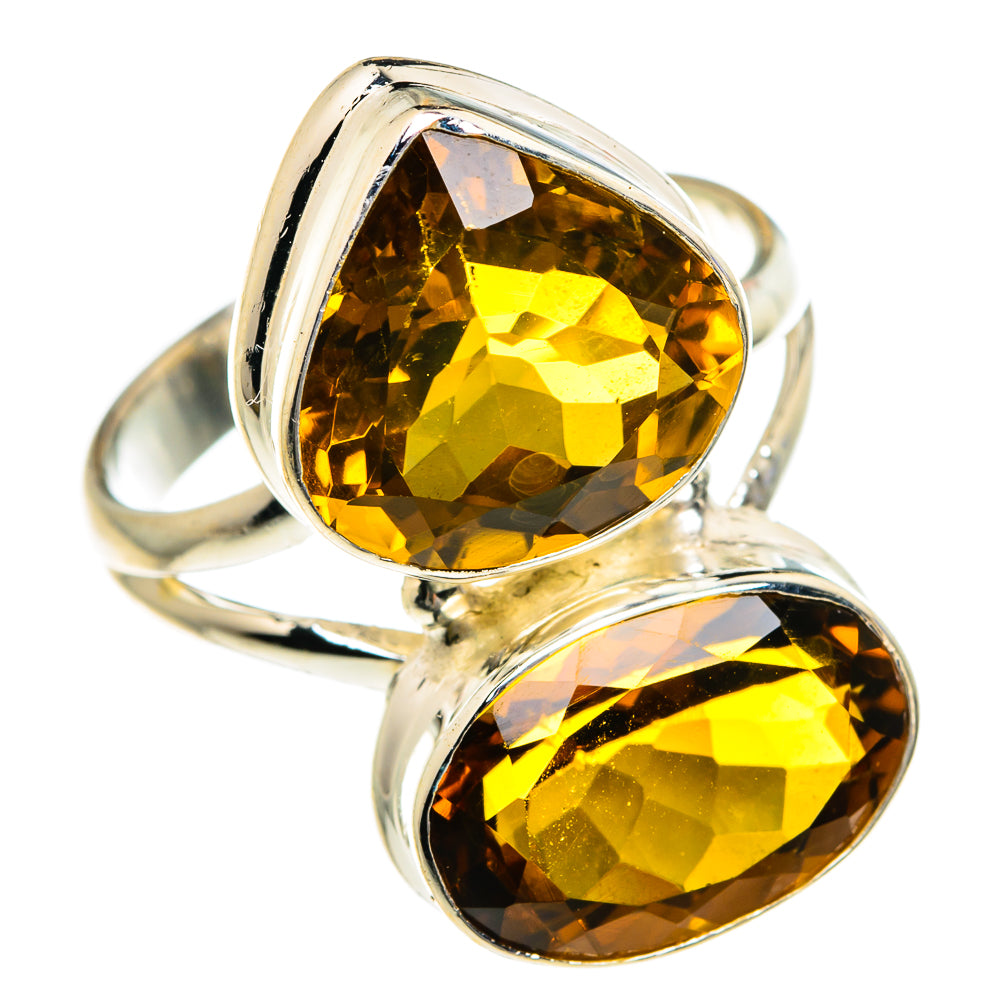 Mandarin Citrine Rings handcrafted by Anasilvercos - RING84142