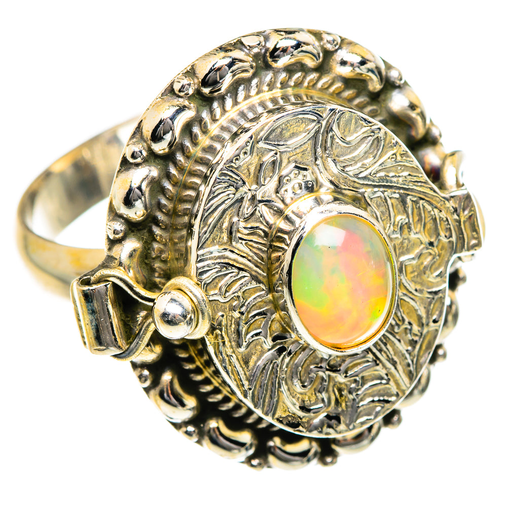 Ethiopian Opal Rings handcrafted by Anasilvercos - RING84145