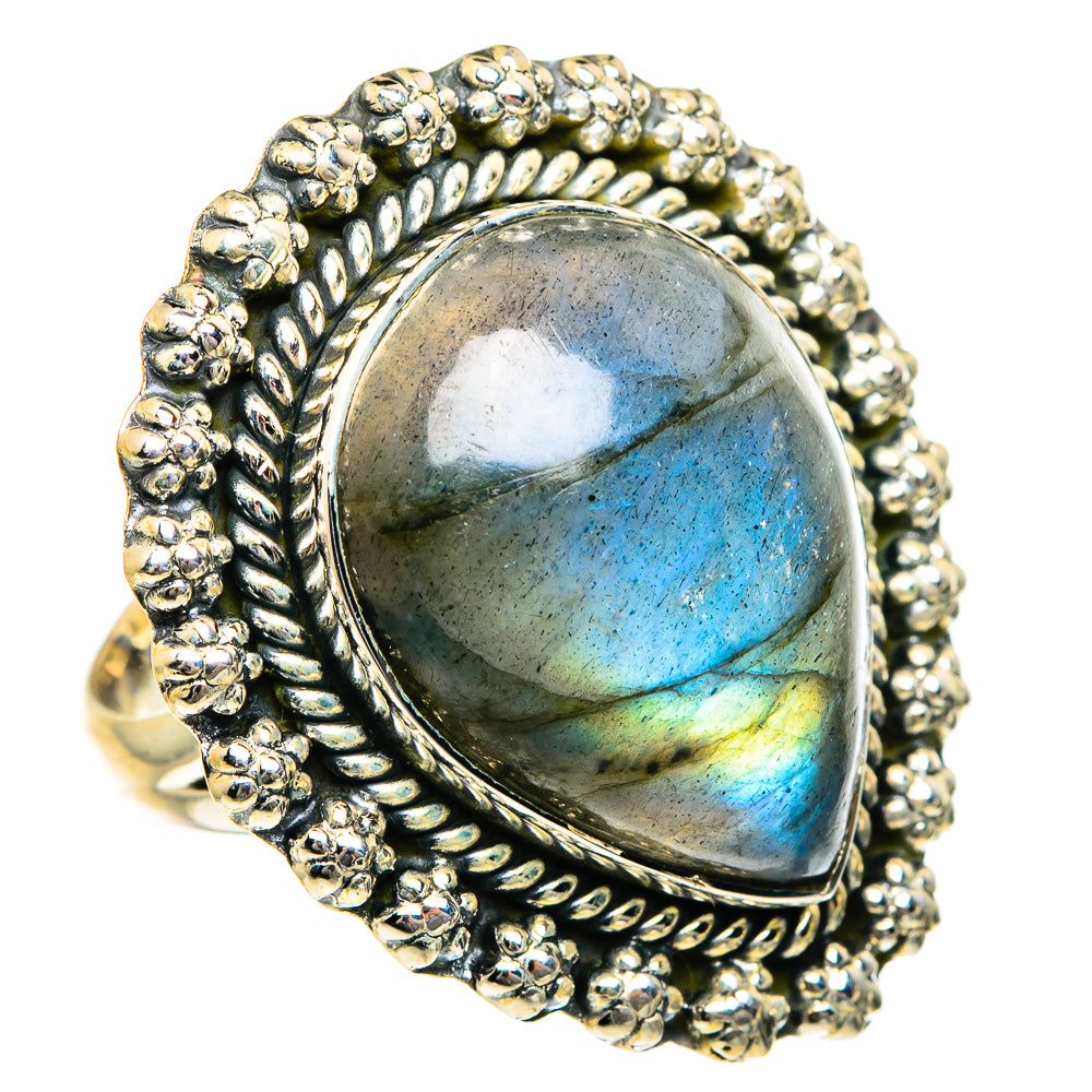 Labradorite Rings handcrafted by Anasilvercos - RING84154