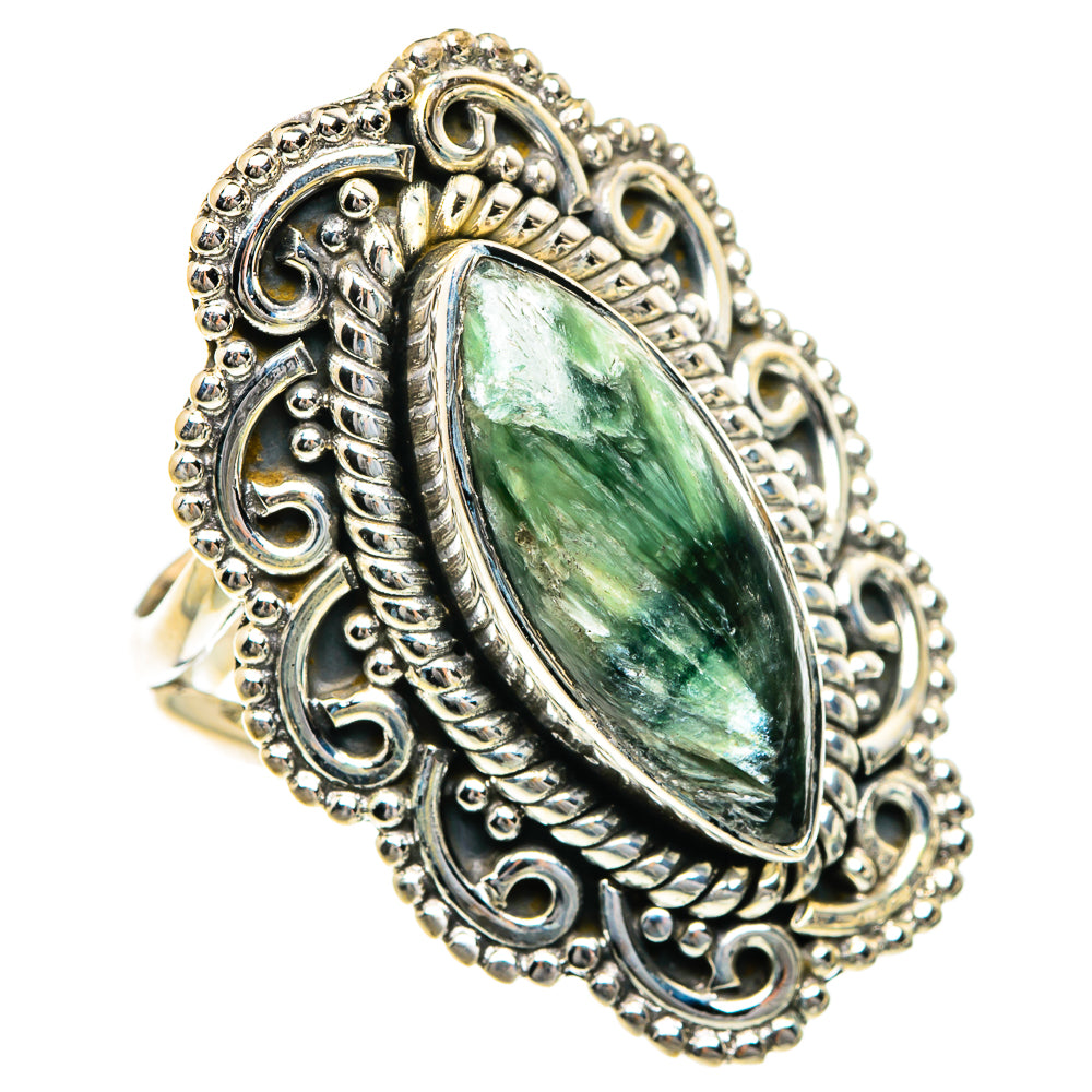 Seraphinite Rings handcrafted by Anasilvercos - RING84158