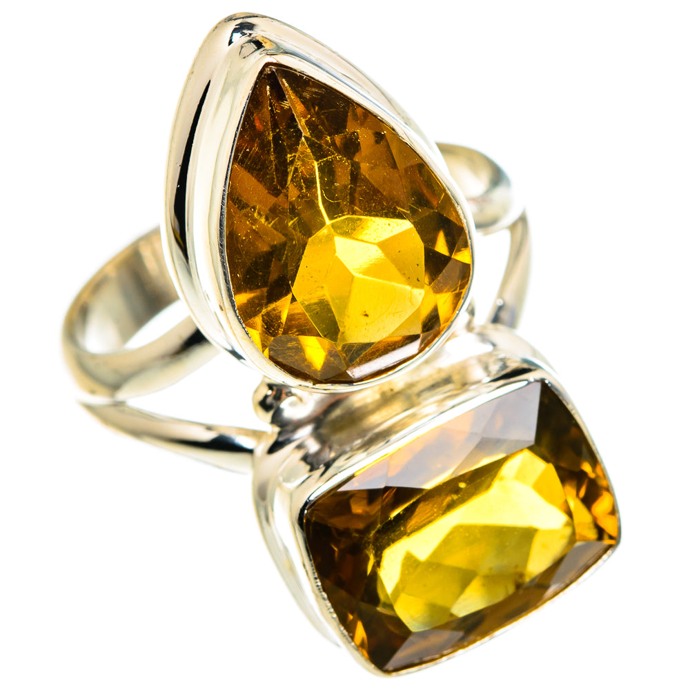 Mandarin Citrine Rings handcrafted by Anasilvercos - RING84162