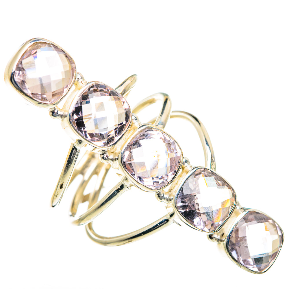 Kunzite Rings handcrafted by Anasilvercos - RING84163