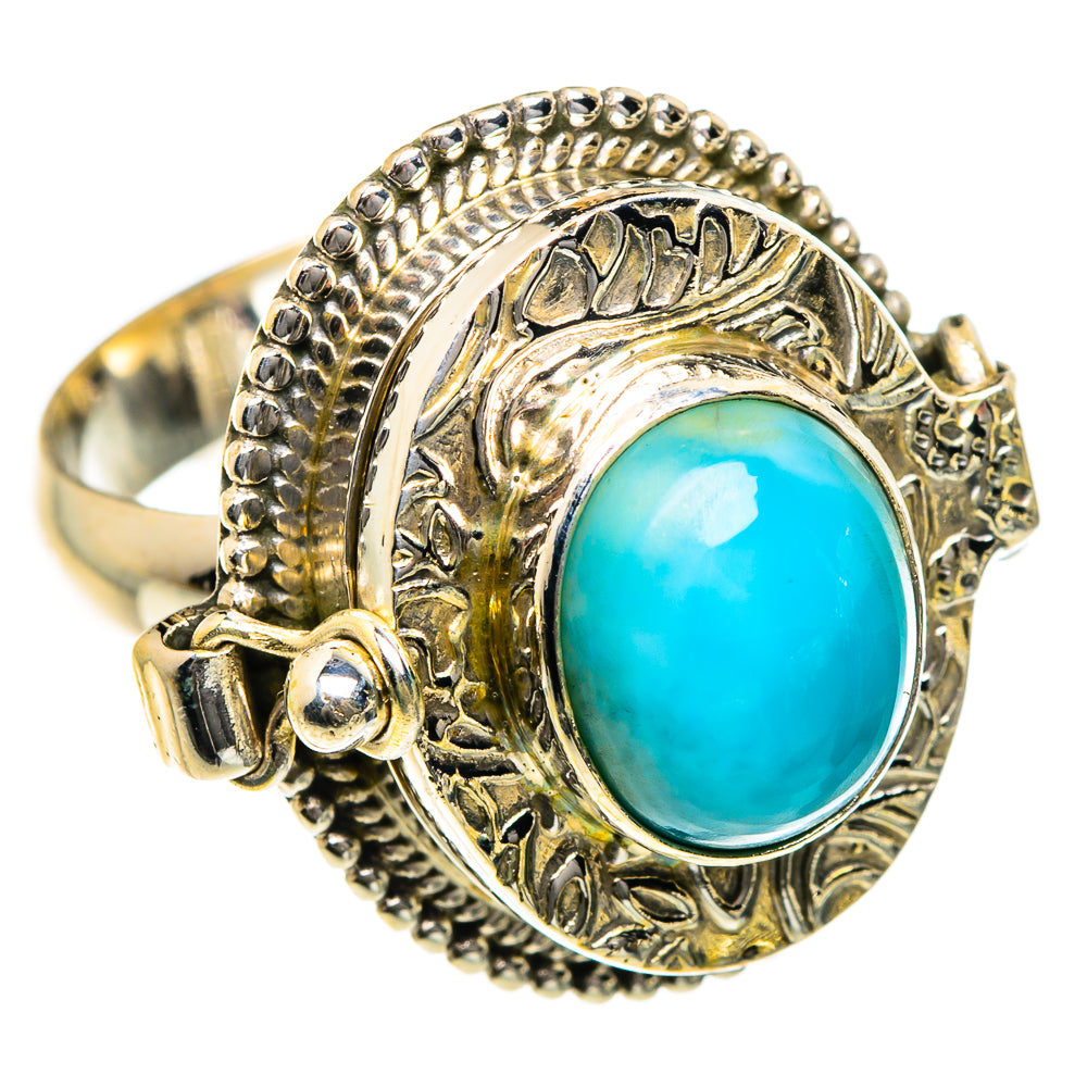 Larimar Rings handcrafted by Anasilvercos - RING84171