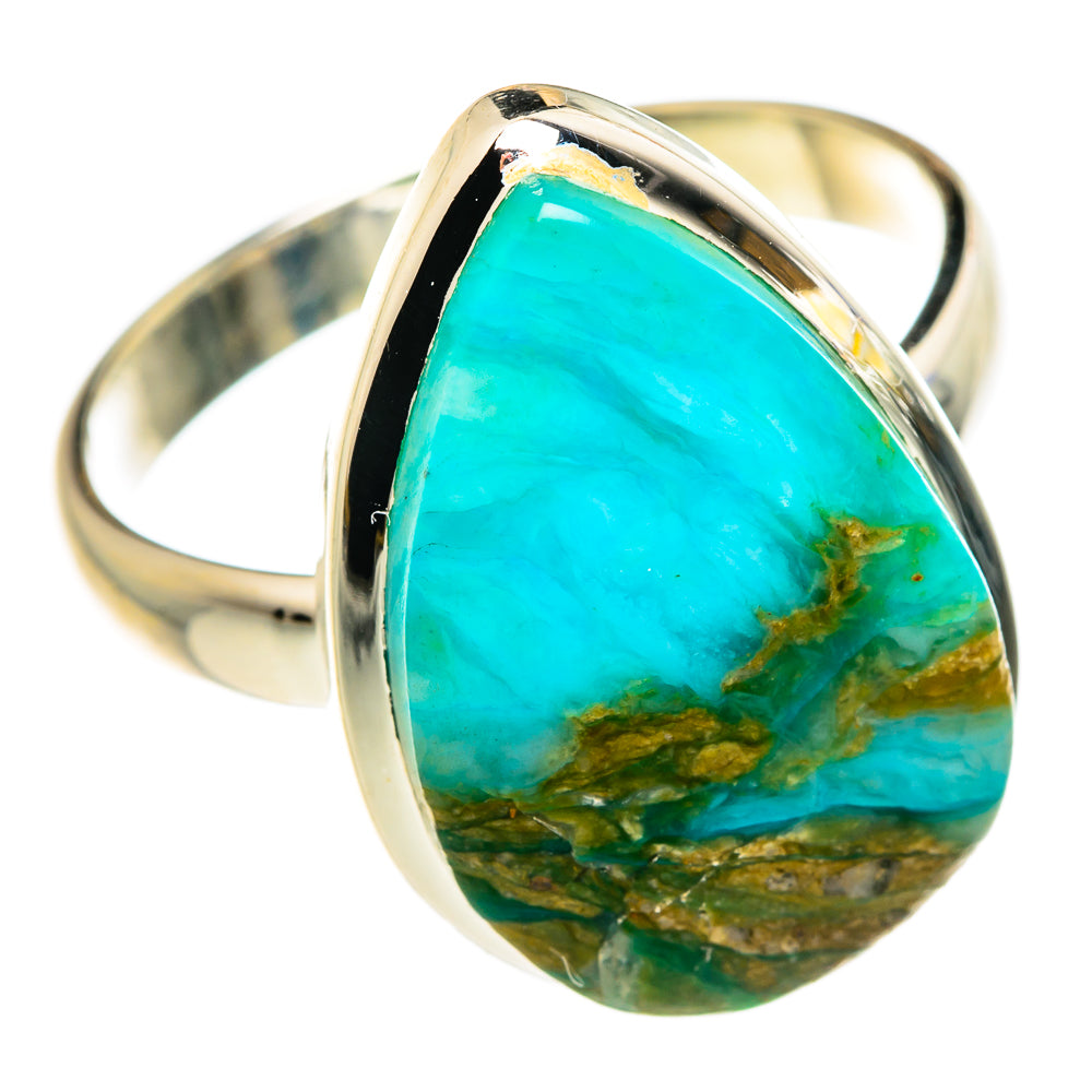 Peruvian Opal Rings handcrafted by Anasilvercos - RING84176