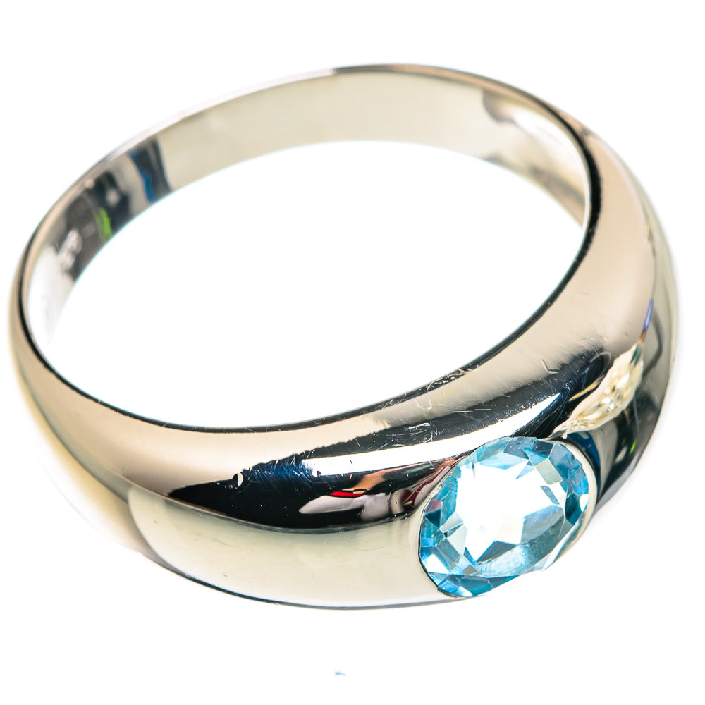 Blue Topaz Rings handcrafted by Anasilvercos - RING84180