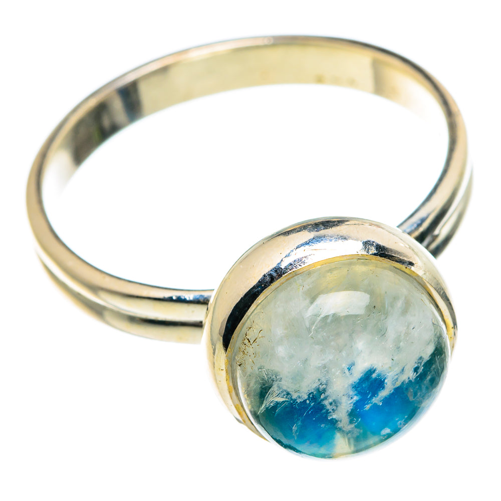 Rainbow Moonstone Rings handcrafted by Anasilvercos - RING84184