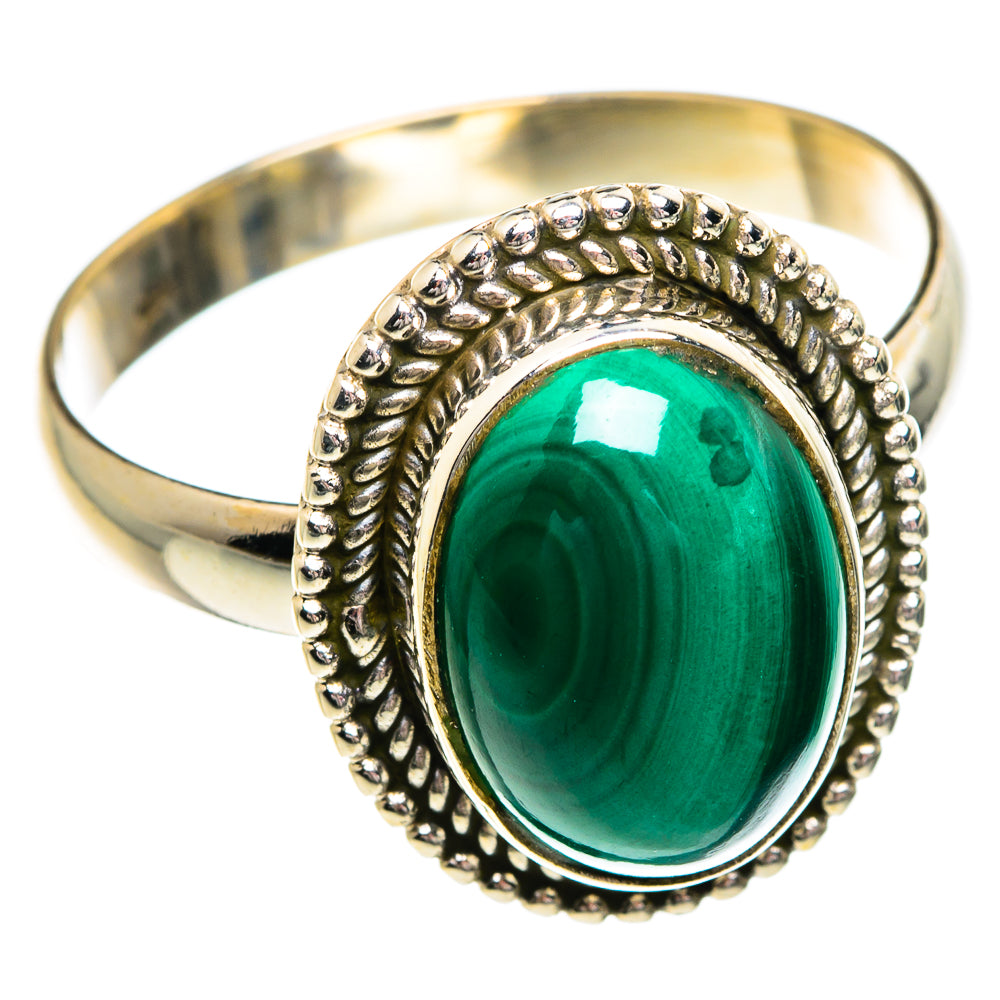 Malachite Rings handcrafted by Anasilvercos - RING84189