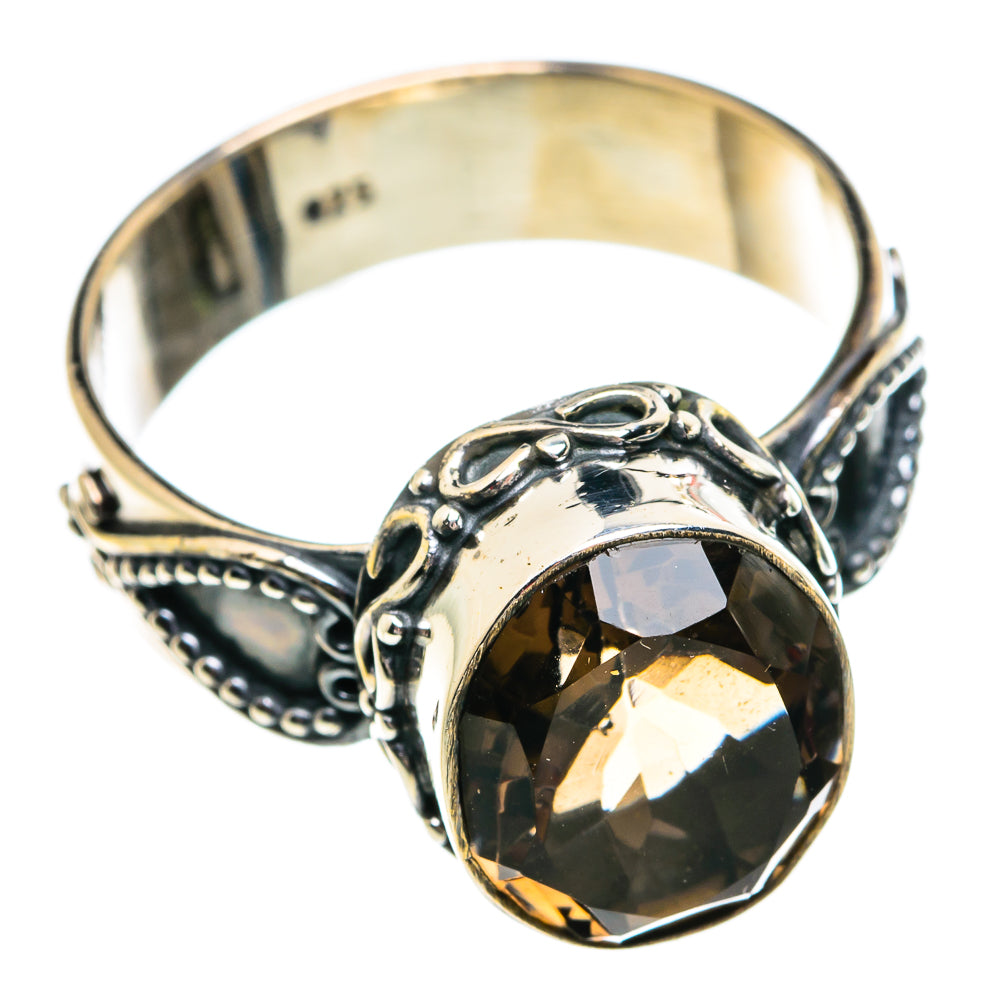 Smoky Quartz Rings handcrafted by Anasilvercos - RING84190