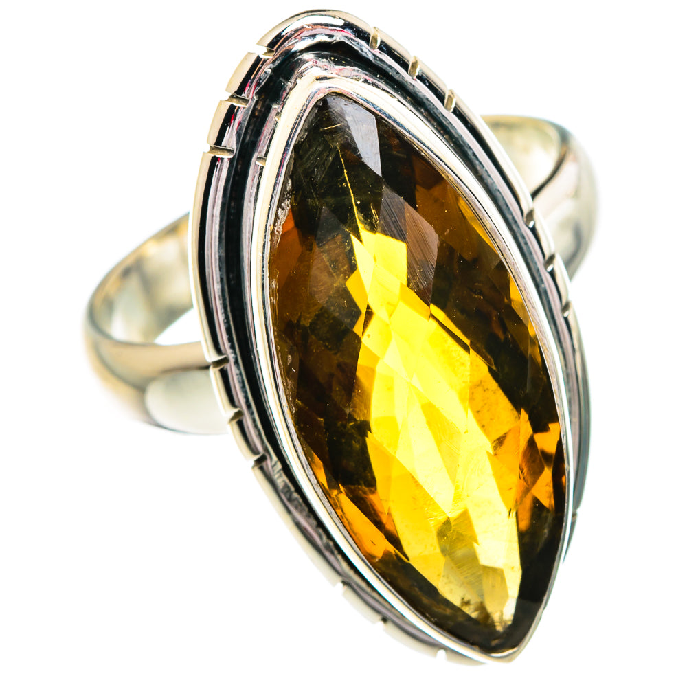 Mandarin Citrine Rings handcrafted by Anasilvercos - RING84192