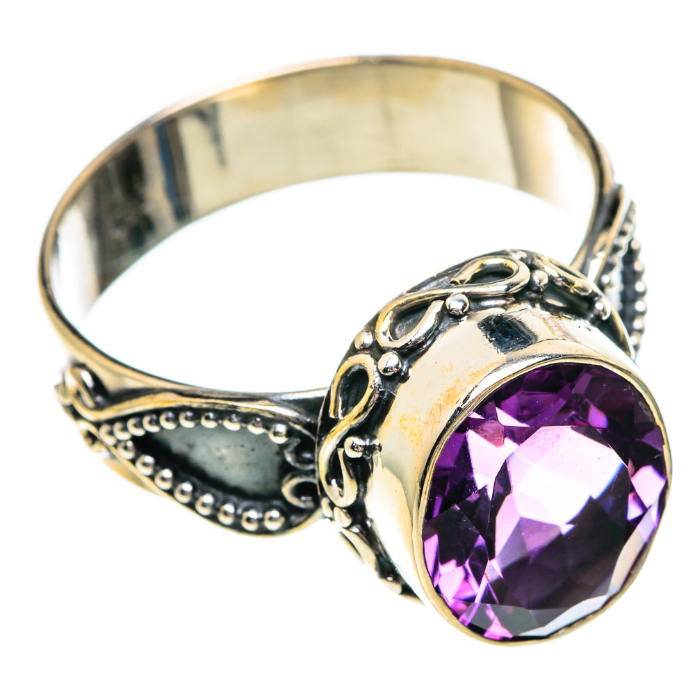 Amethyst Rings handcrafted by Anasilvercos - RING84205