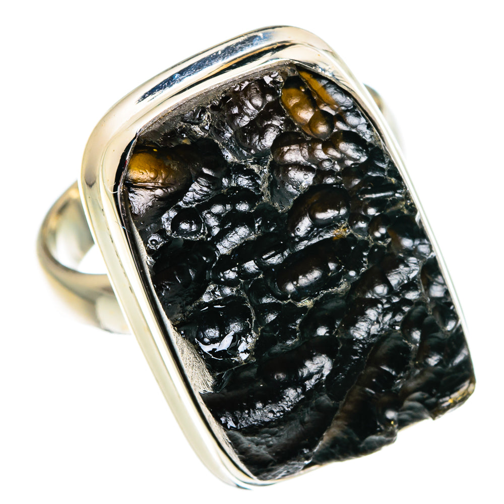 Tektite Rings handcrafted by Anasilvercos - RING84207