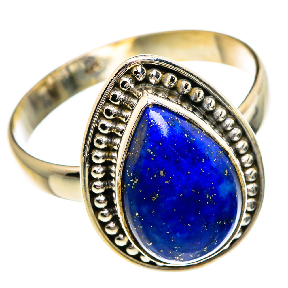 Lapis Lazuli Rings handcrafted by Anasilvercos - RING84219