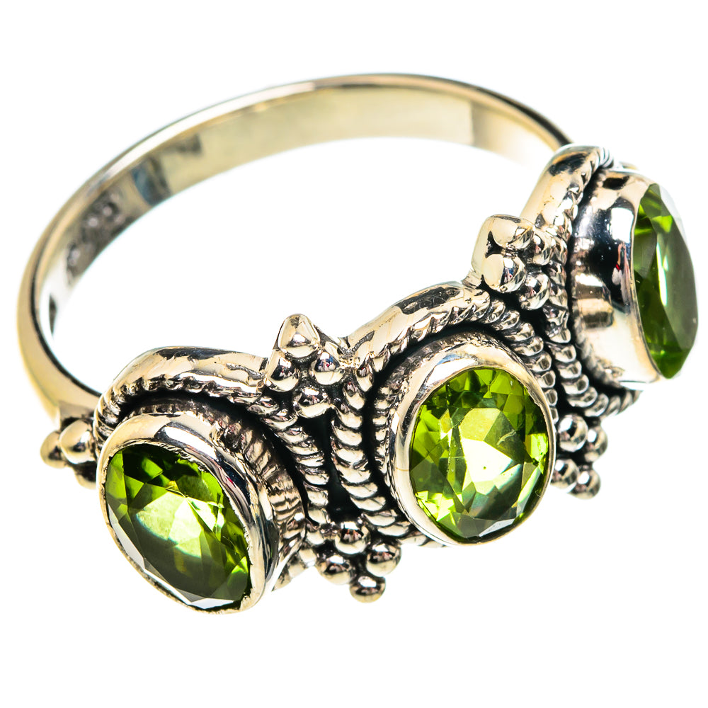 Peridot Rings handcrafted by Anasilvercos - RING84225