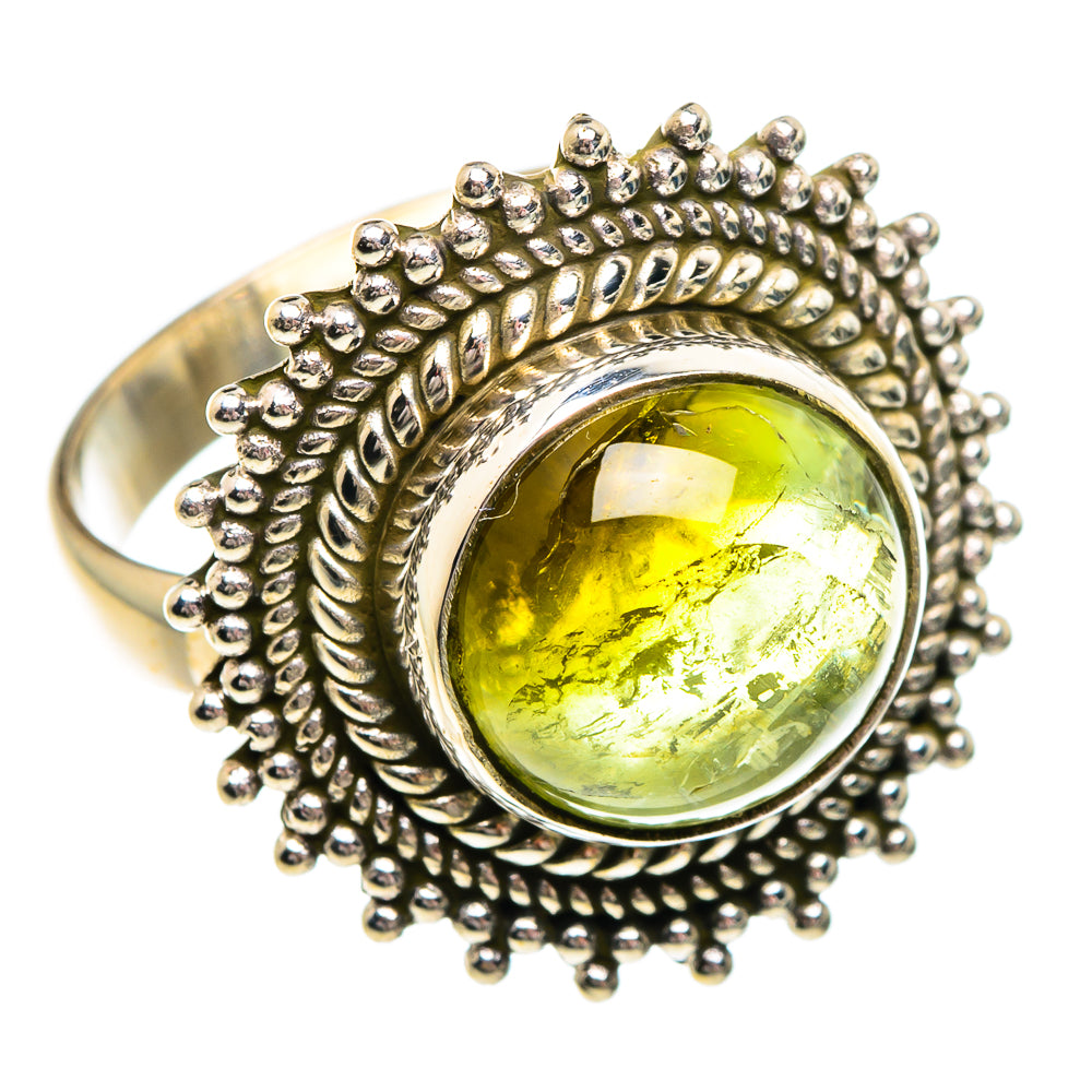 Peridot Rings handcrafted by Anasilvercos - RING84228