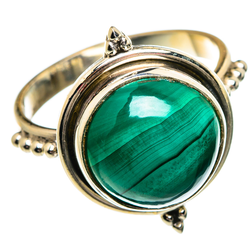 Malachite Rings handcrafted by Anasilvercos - RING84229