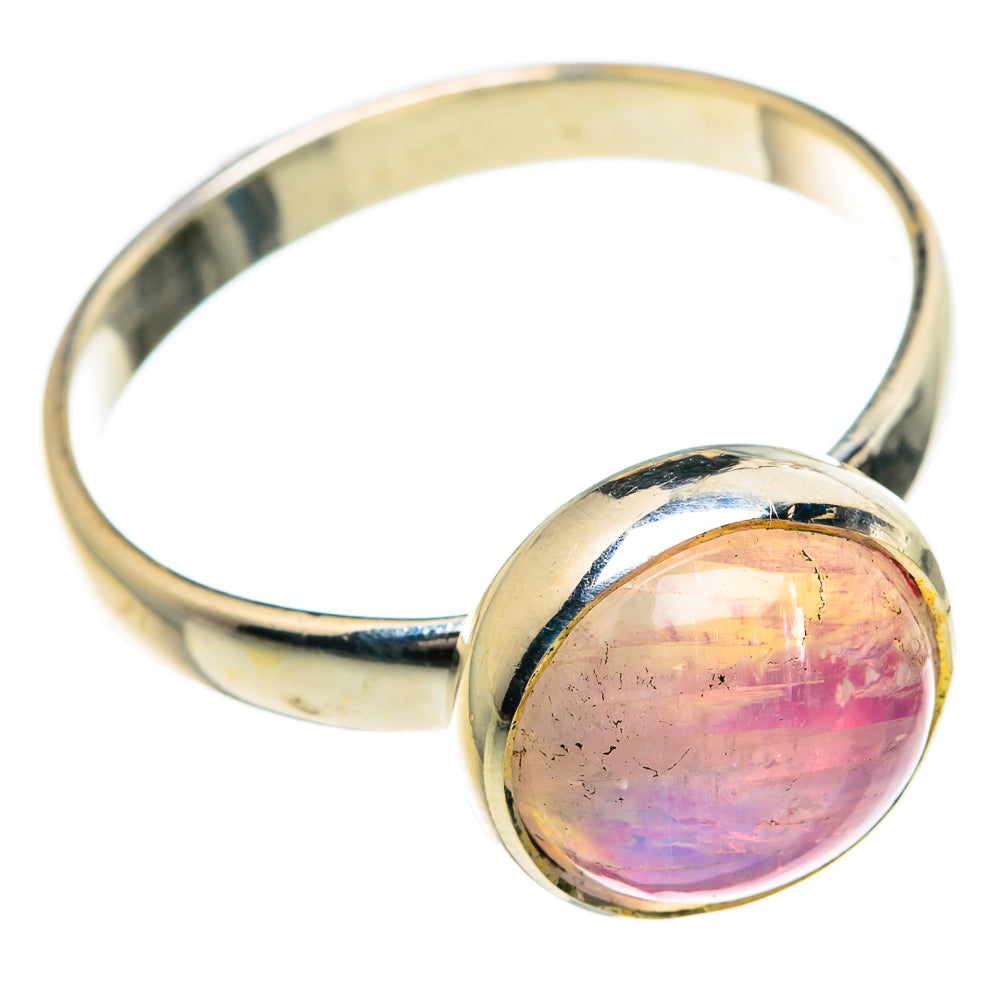 Pink Moonstone Rings handcrafted by Anasilvercos - RING84244 - Photo 2