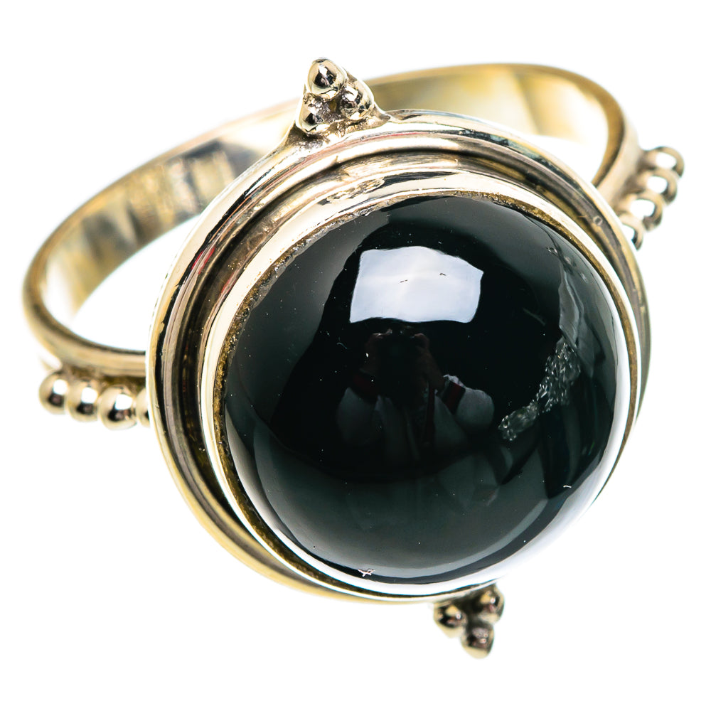 Black Onyx Rings handcrafted by Anasilvercos - RING84250