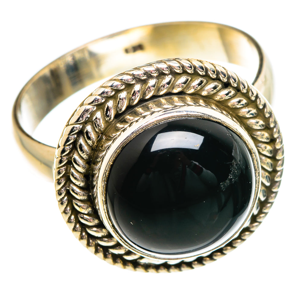 Black Onyx Rings handcrafted by Anasilvercos - RING84251