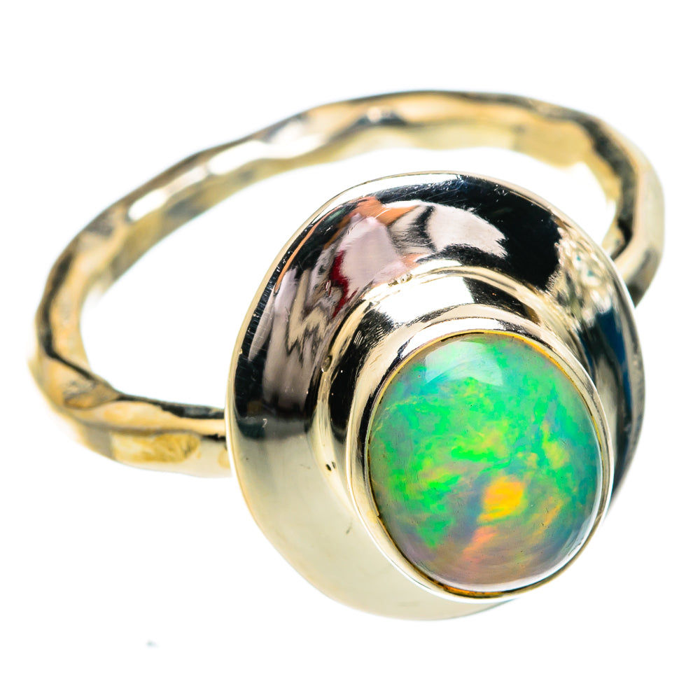 Ethiopian Opal Rings handcrafted by Anasilvercos - RING84257