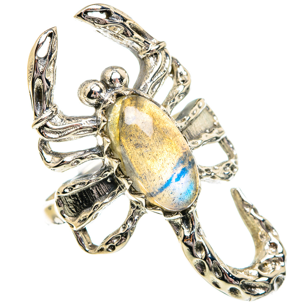 Labradorite Rings handcrafted by Anasilvercos - RING84265