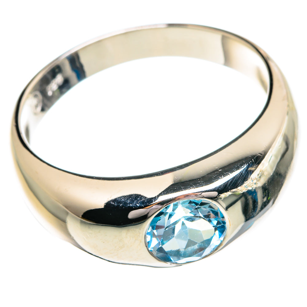 Blue Topaz Rings handcrafted by Anasilvercos - RING84270