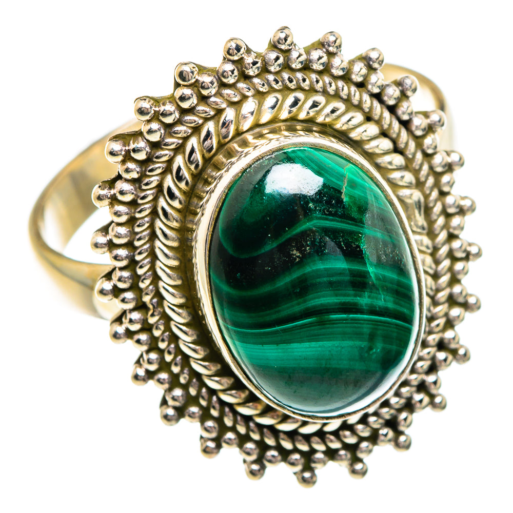 Malachite Rings handcrafted by Anasilvercos - RING84274